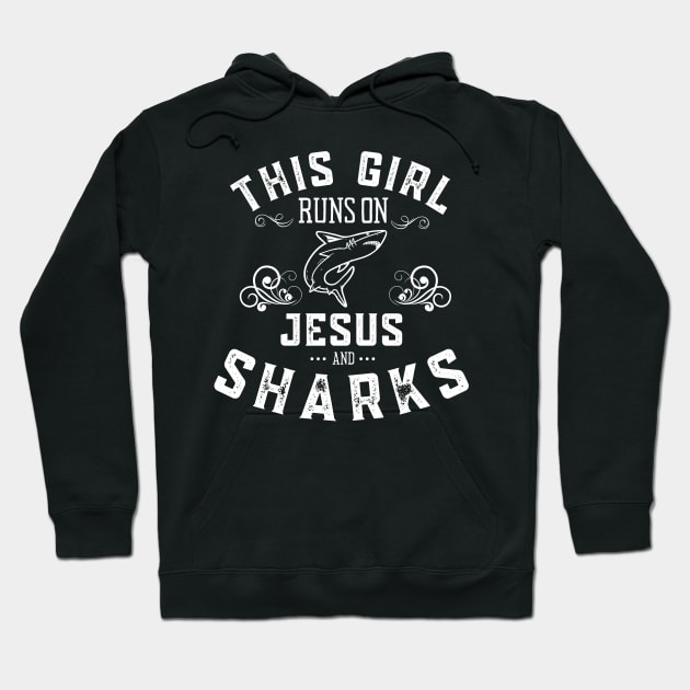 Just a Girl Who Loves Sharks Hoodie by MalibuSun